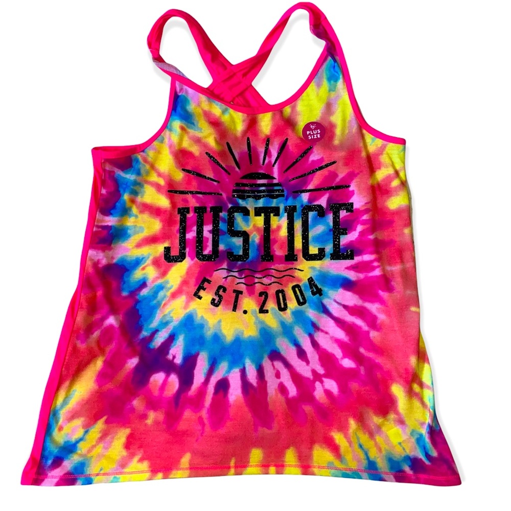 JUSTICE Tie Dyed Tank fir pre teens.SIZE 18 - Picture 1 of 6